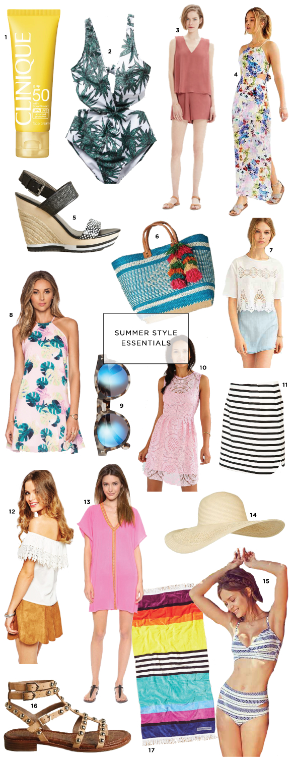 Summer Style Essentials summer style essentials, beach style, summer style trends, blair staky, the fox