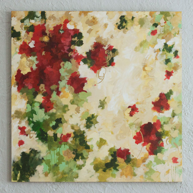 the safest place, acrylic on canvas, abstract art, blair culwell, fox and she, the fox shop