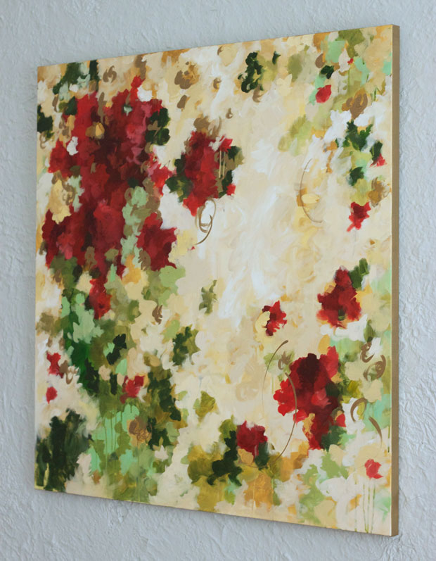 the safest place, acrylic on canvas, abstract art, blair culwell, fox and she, the fox shop