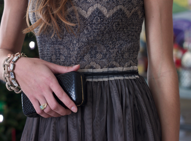 tulle skirt, lace bodice, lace and tulle dress, holiday dress, cocktail dress, party dress, the fox and she, blair culwell
