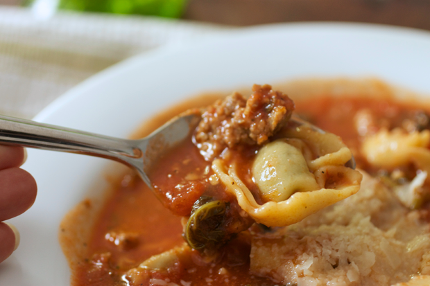 tortellini soup, italian soup, cooking, the fox and she, blair culwell