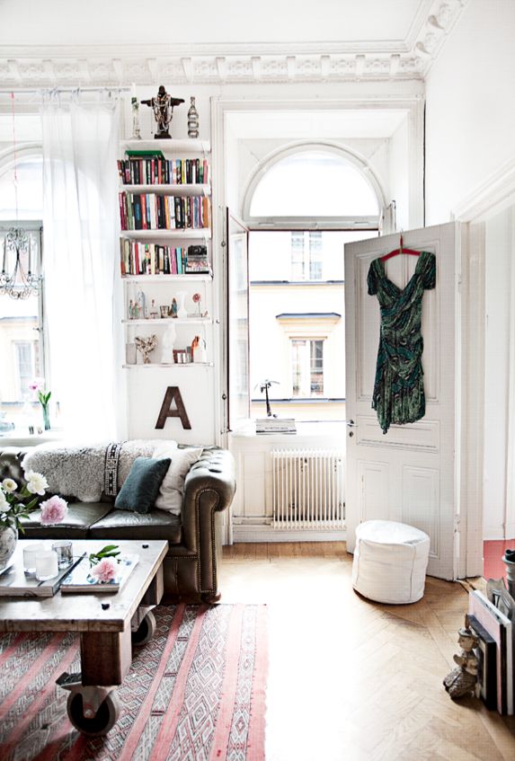 kilim rug, flokati rug, gorgeous interiors, blair culwell, the fox and she