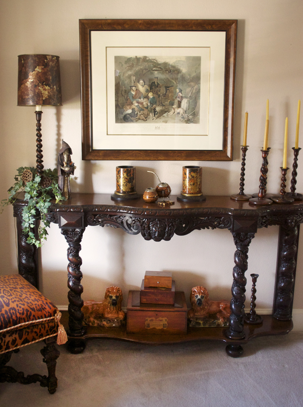 vintage interior, elegant interior, decorating with antiques, blair culwell, the fox and she