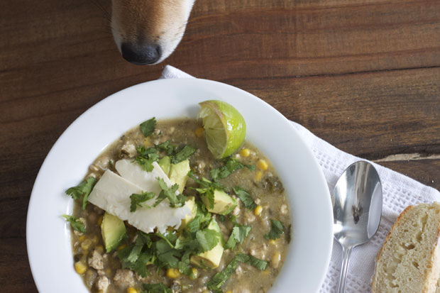 white bean chili, turkey chili, healthy dinner, blair culwell, the fox and she