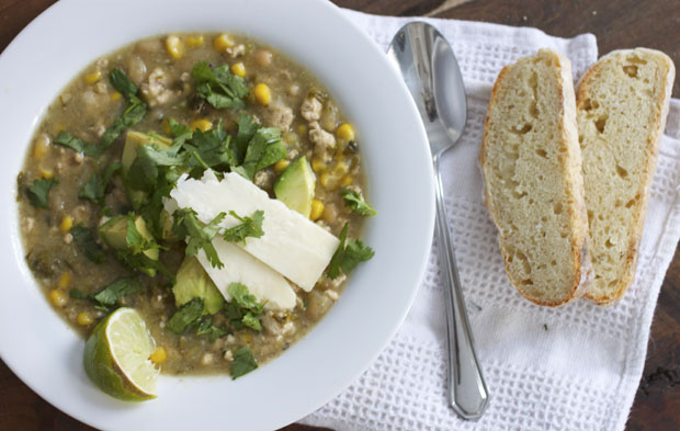 white bean chili, turkey chili, healthy dinner, blair culwell, the fox and she
