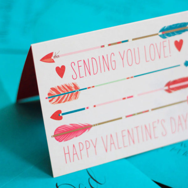 valentine's cards, fox card, paw prints, blair culwell, fox and she
