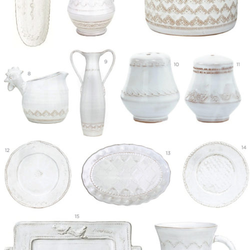 bellezza, vietri, white dishes, wedding registry, i do, blair culwell, fox and she