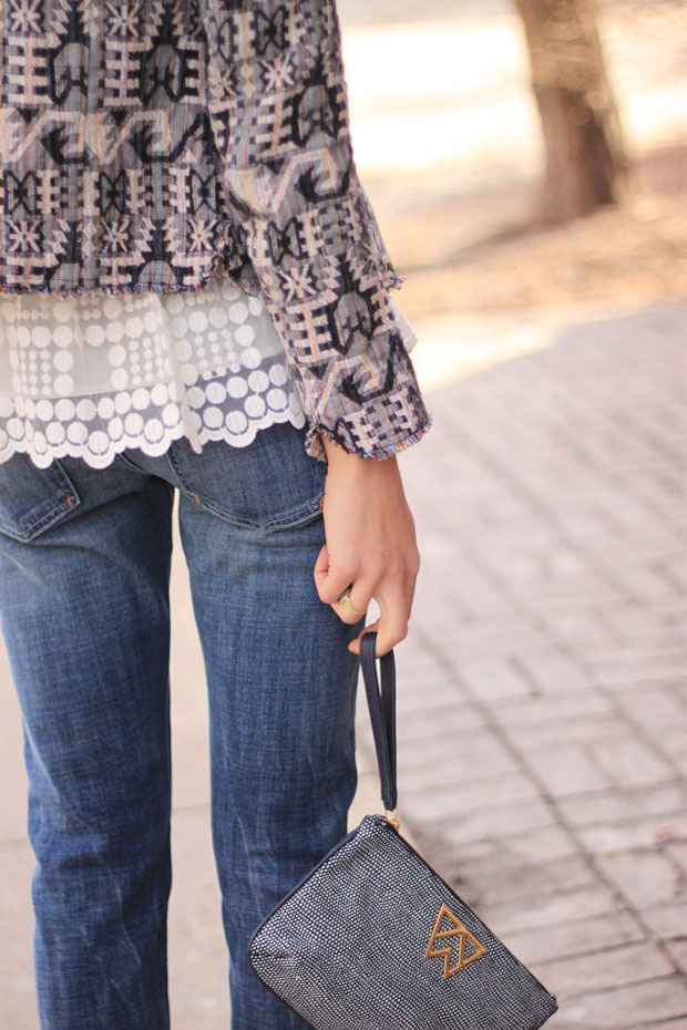 hyphen pilcro denim, boyfriend jeans, lacepane blouse, faifo jacket, anthropologie, fox and she, blair culwell