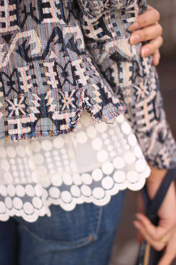 hyphen pilcro denim, boyfriend jeans, lacepane blouse, faifo jacket, anthropologie, fox and she, blair culwell