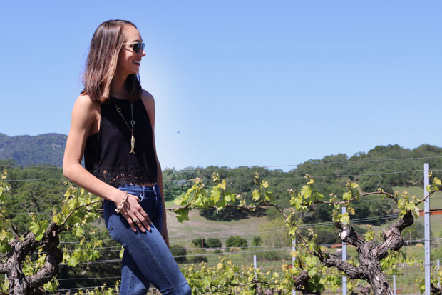 crop top, crocheted top, skinny jeans, wary parker sunglasses, fashion blogger, blair culwell, fox and she
