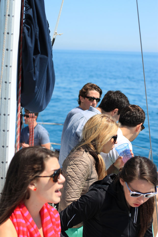 sailing lake michigan, boating in chicago, lake michigan, blair culwell, fox and she, summer in chicago
