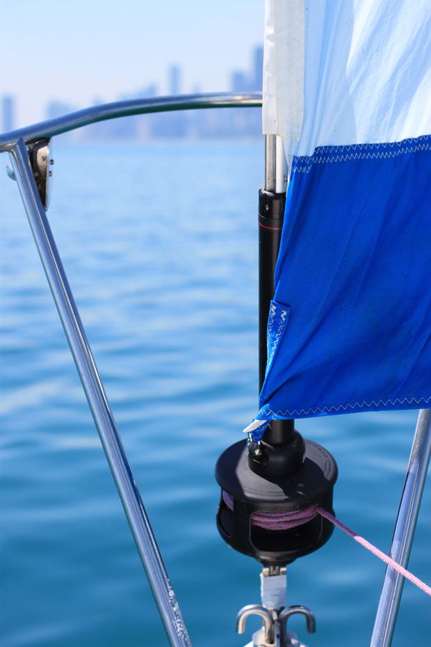 sailing lake michigan, boating in chicago, lake michigan, blair culwell, fox and she, summer in chicago