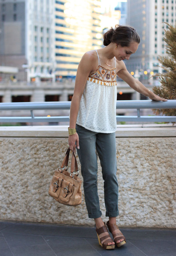 tikal tassel tank, fringed tank top, bohemian tank top, blair culwell, women's fashion, the fox and she