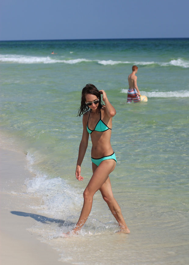 triangl swimwear, neoprene swimsuit, neoprene bikini, seaside florida, blair culwell, the fox and she