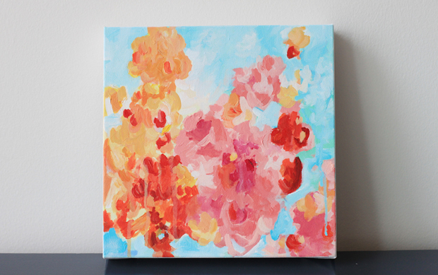 abstract art, blair culwell, the fox shop, acrylic painting