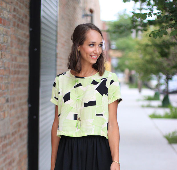 button back crop top, black midi skirt, nordstrom crop top, women's fashion, blair culwell, fox and she