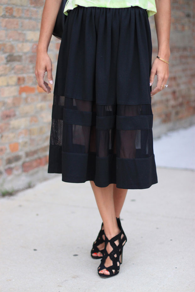 button back crop top, black midi skirt, nordstrom crop top, women's fashion, blair culwell, fox and she