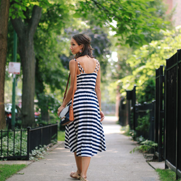 vince camuto, vince camuto clothing, striped dress, summer dress, women's fashion, the fox and she, blair culwell