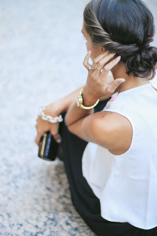 embellished crop top, black midi skirt, women's fashion, summer outfit, blair culwell, the fox and she