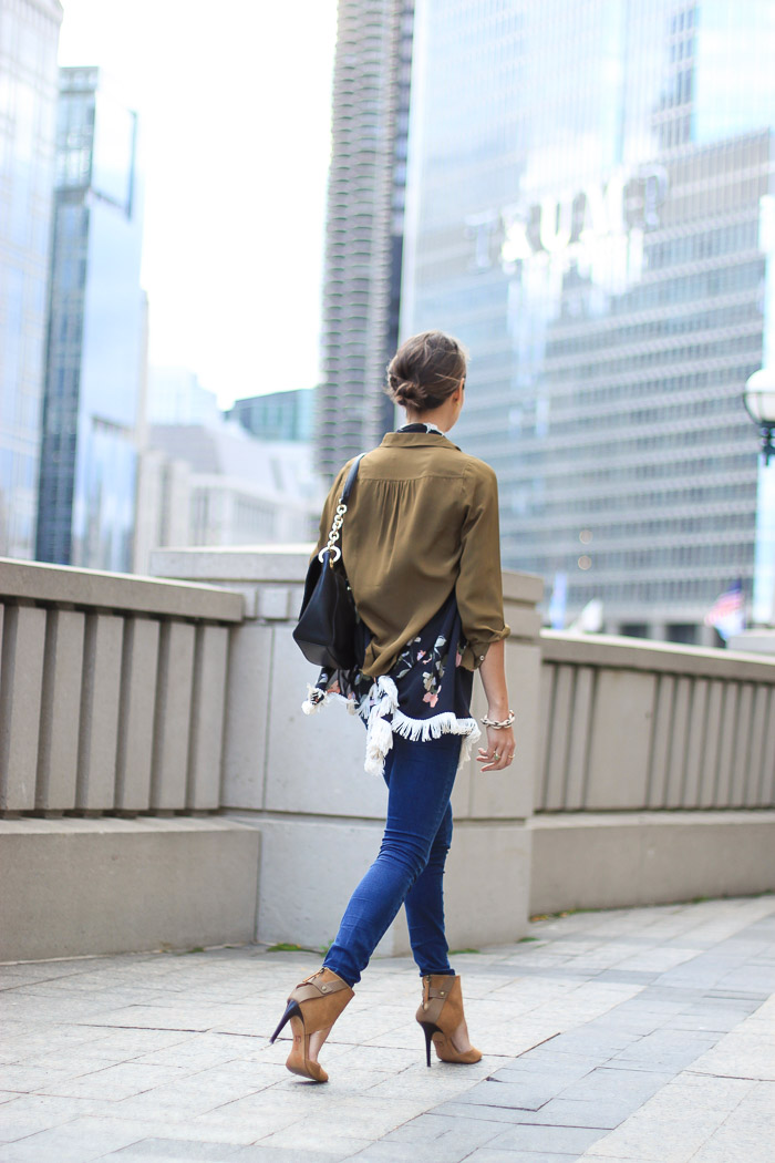 m dot designs, d'orsay pumps, silk blouse, skinny jeans, women's fashion, the fox and she, blair culwell
