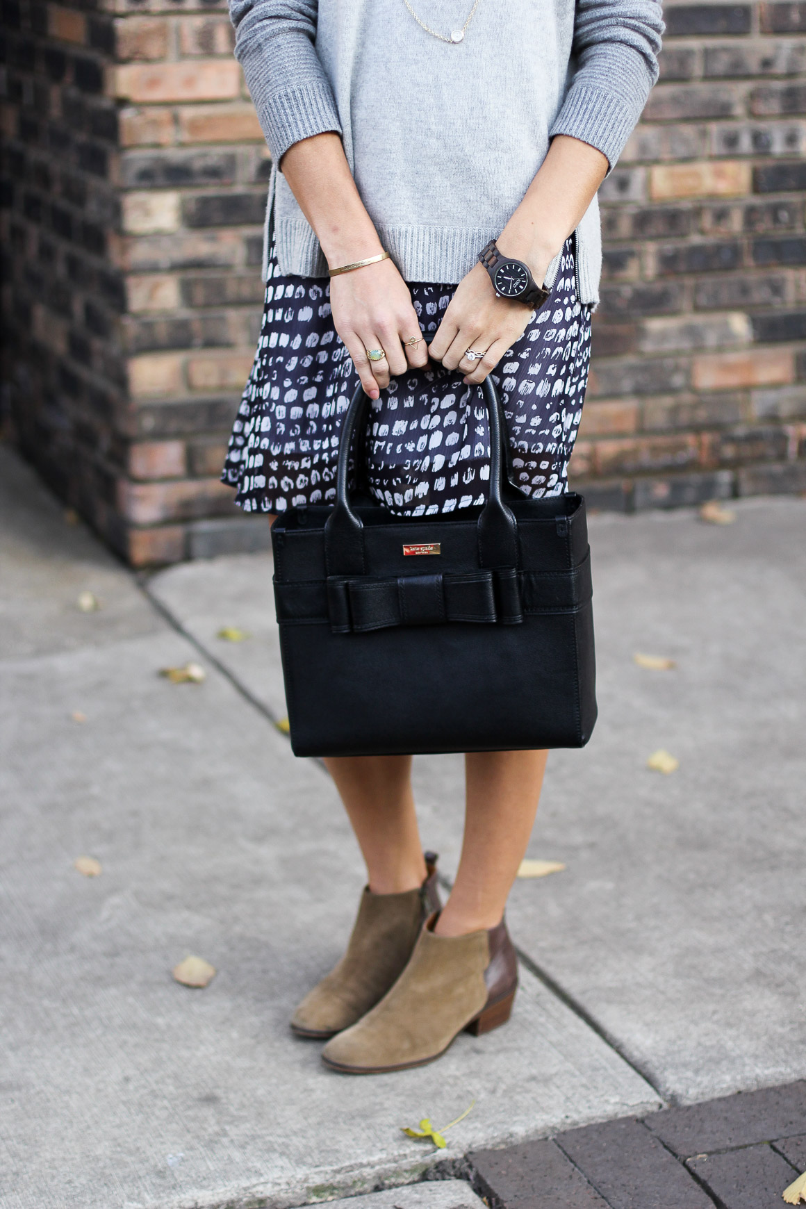 jcrew sweater, side zip sweater, leather booties, women's fashion, blair culwell, the fox and she