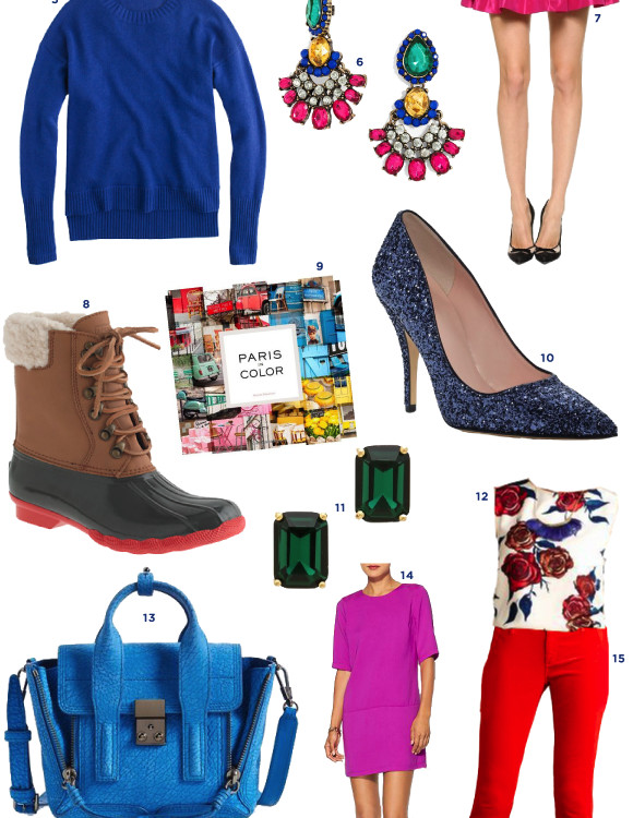 gift ideas for her, color lover, colorful gifts, women's fashion, the fox and she, blair culwell