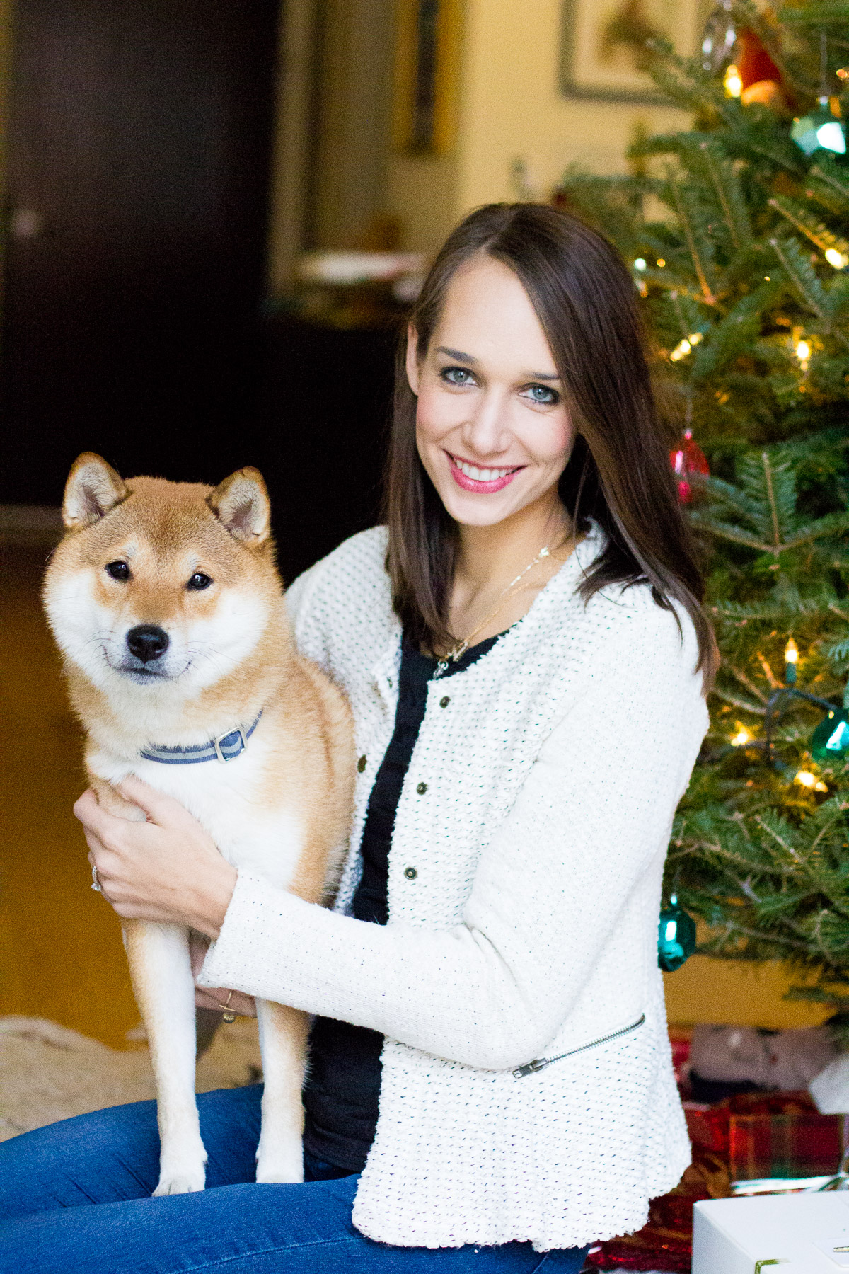 merry christmas, fox ornaments, shiba inu, christmas decor, blair culwell, the fox and she