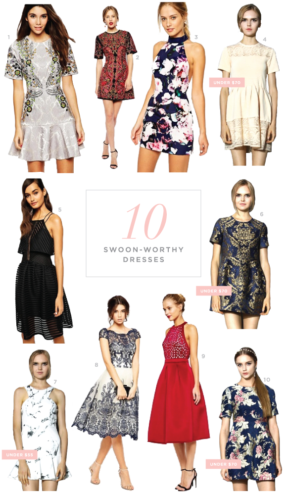 ten gorgeous dresses, unique dresses, affordable dresses, women's fashion, the fox and she, blair culwell