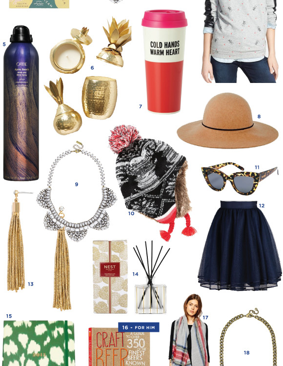 gifts under 50, gift ideas, stocking stuffers, women's fashion, blair culwell, the fox and she