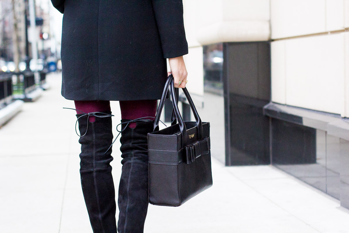 over the knee boots, lowland boots, side-zip sweater, women's fashion, blair culwell, the fox and she