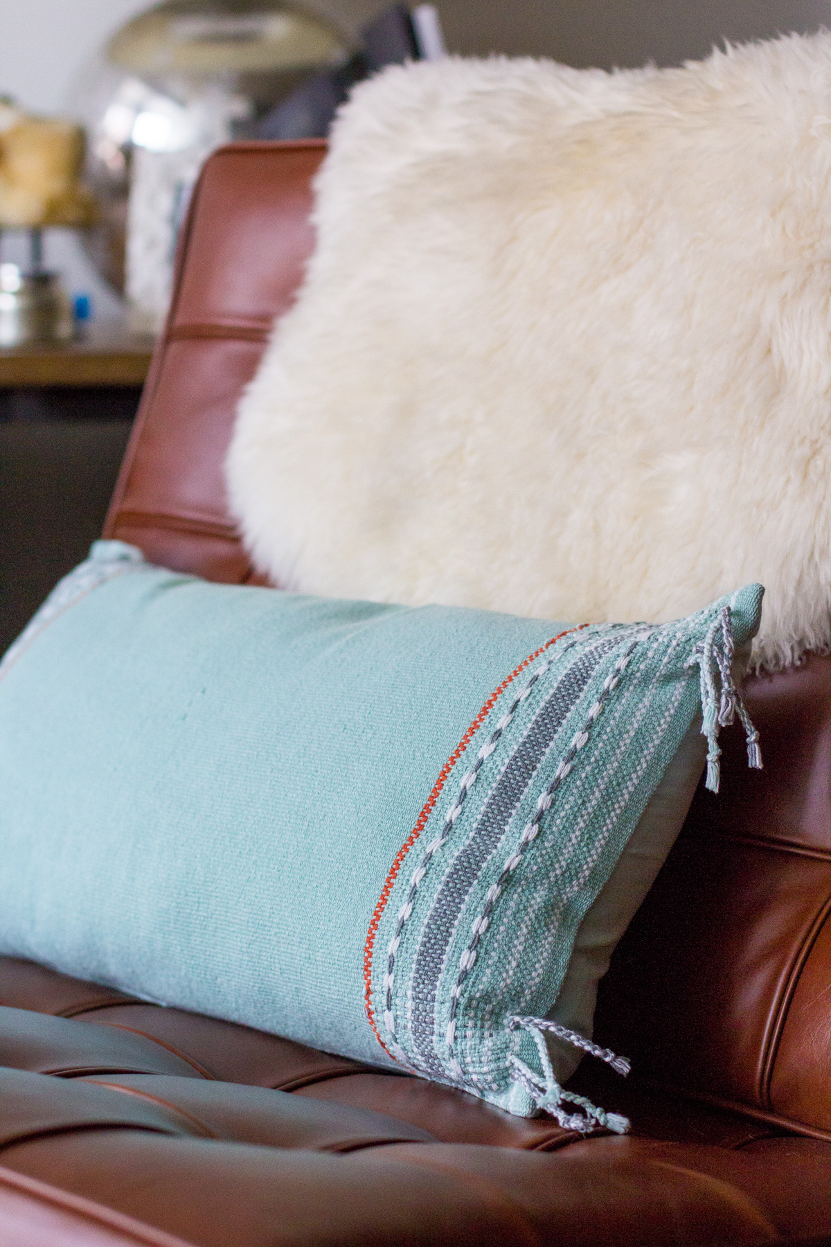 three things, brunch at beatrix, nomi park hyatt, west elm pillow, blair culwell, the fox and she