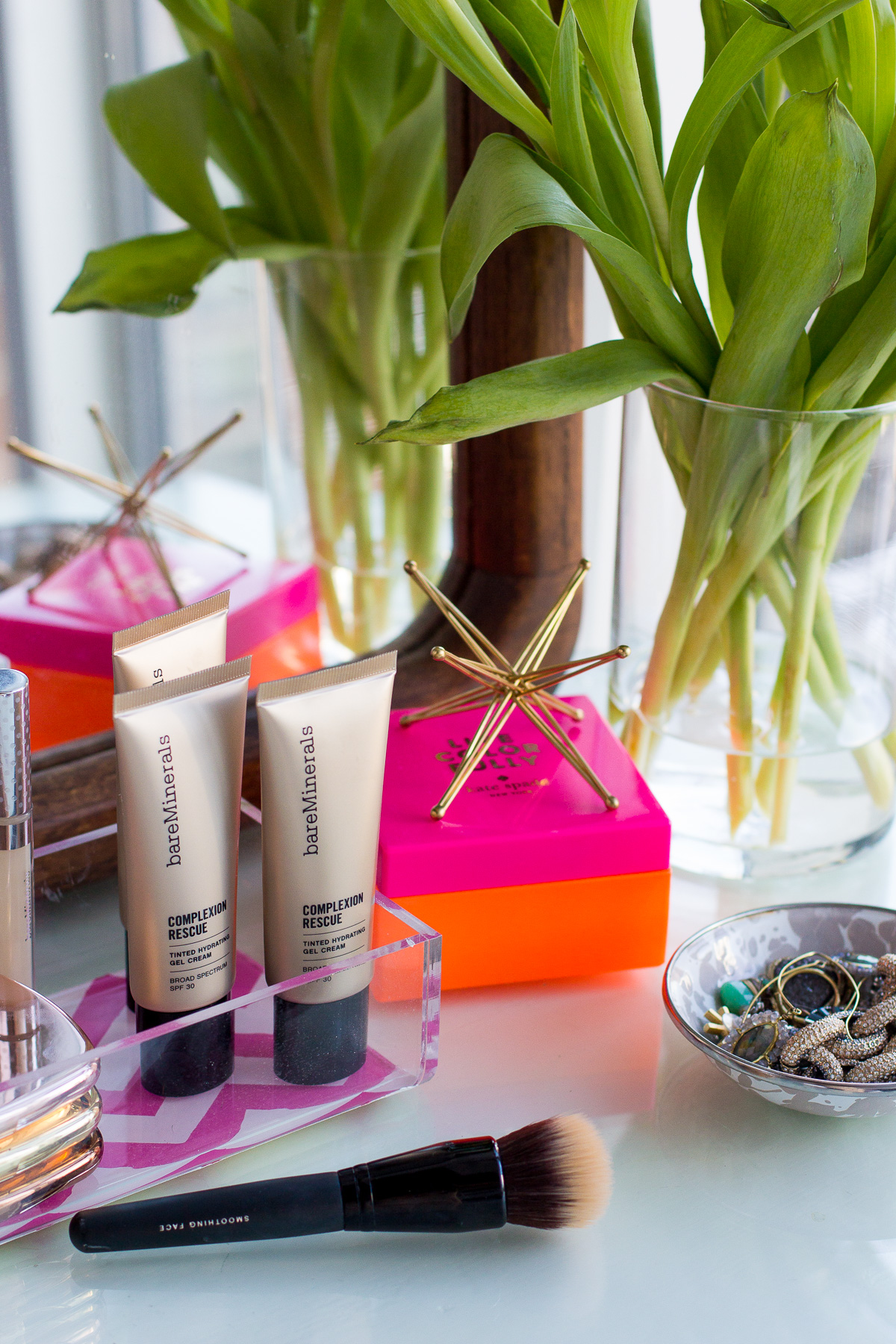 bare minerals, complexion rescue, healthy winter skin, skincare, blair culwell, the fox and she