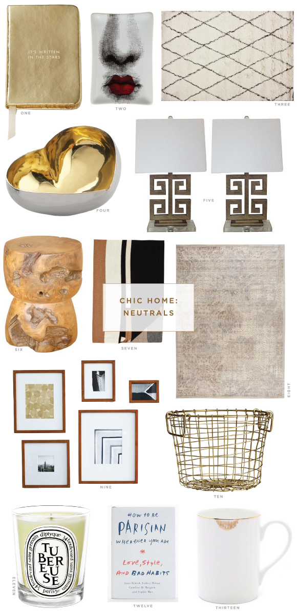 chic home neutrals, for the home, home decor, interior design, blair culwell, the fox and she