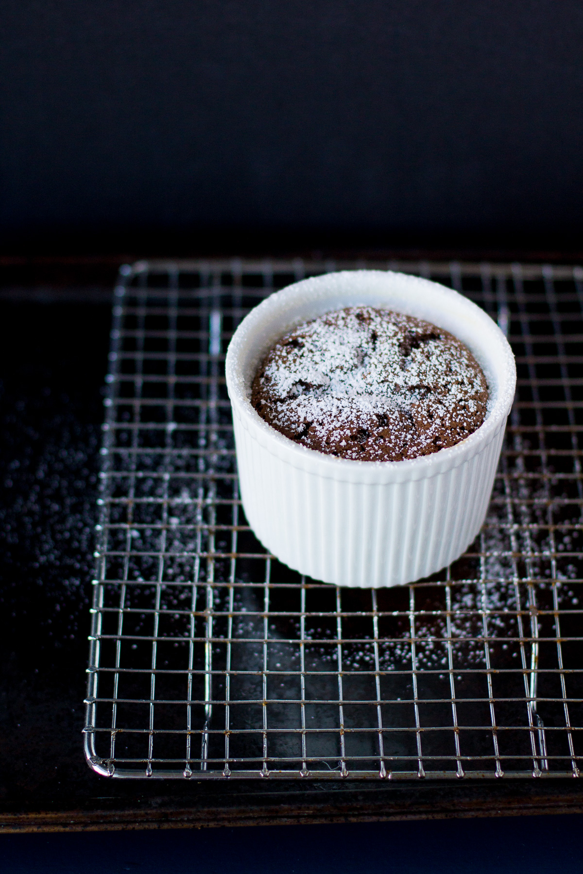 chocolate souffle, easy chocolate dessert, dessert recipe, valentine's day, the fox and she, blair culwell