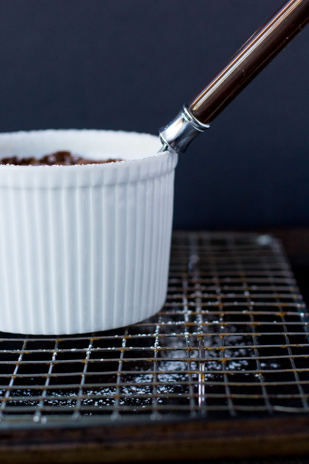 chocolate souffle, easy chocolate dessert, dessert recipe, valentine's day, the fox and she, blair culwell