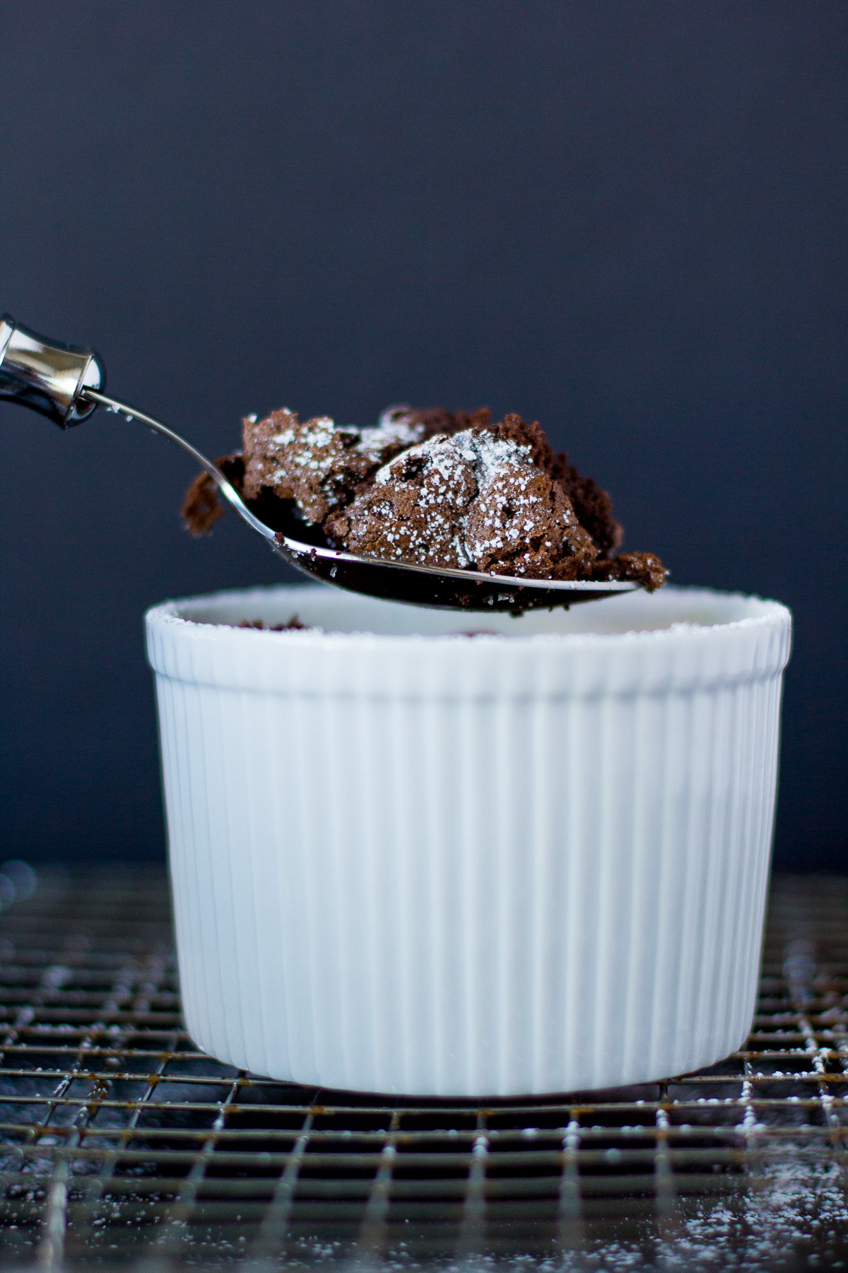 chocolate souffle, easy chocolate dessert, dessert recipe, valentine's day, the fox and she, blair culwell