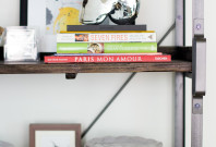 shelf styling, how to style shelves, emerson shelving, home decor, the fox and she, blair culwell staky