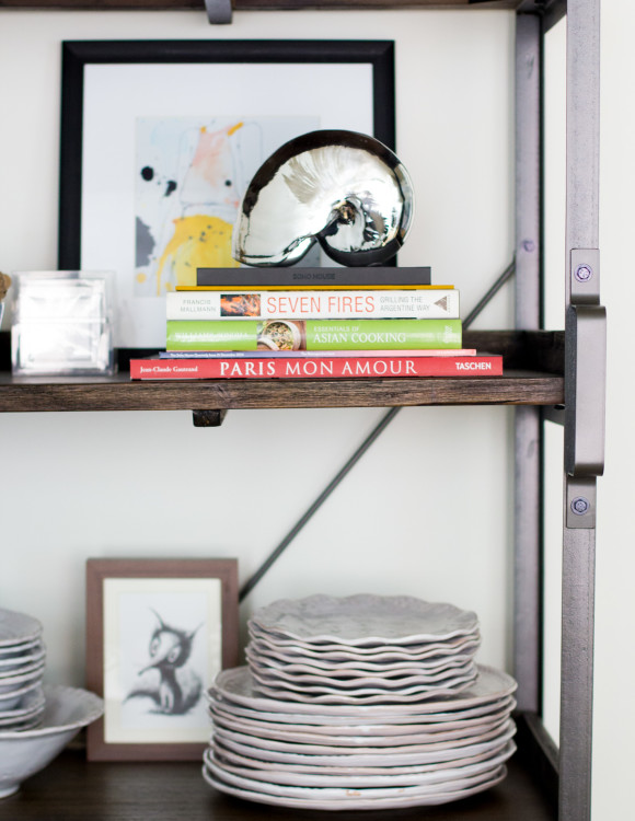 shelf styling, how to style shelves, emerson shelving, home decor, the fox and she, blair culwell staky