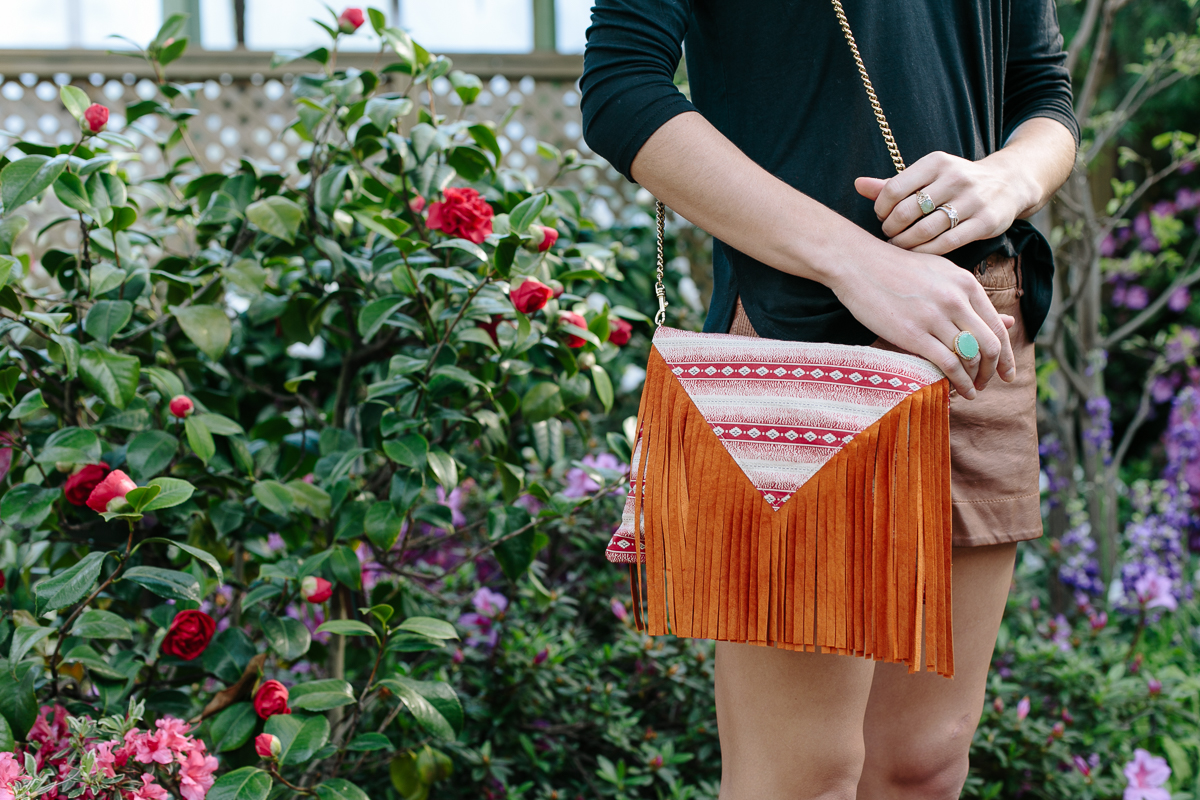 vegan leather shorts, quilted leather shorts, leather shorts, spring outfit, the fox and she, blair culwell staky
