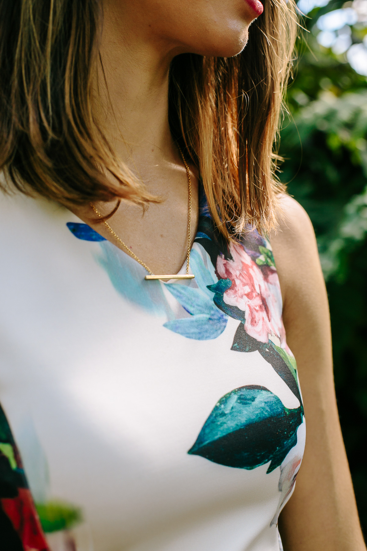 gaia bag, floral crop top, midi skirt, elsie pumps, the fox and she, blair culwell staky