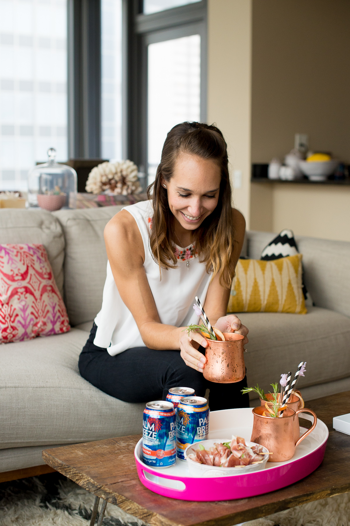 palm breeze drink, #vacayeveryday, palm breeze sparkling alcohol spritz, summer cocktails, the fox and she, blair staky
