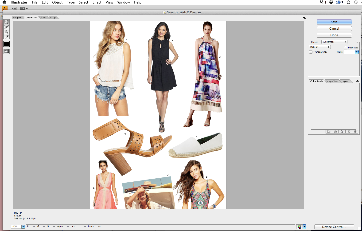 How to Create a Collage in Illustrator @TheFoxandShe