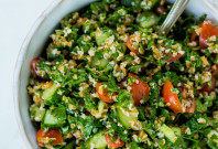 Easy Tabbouleh Recipe @TheFoxandShe