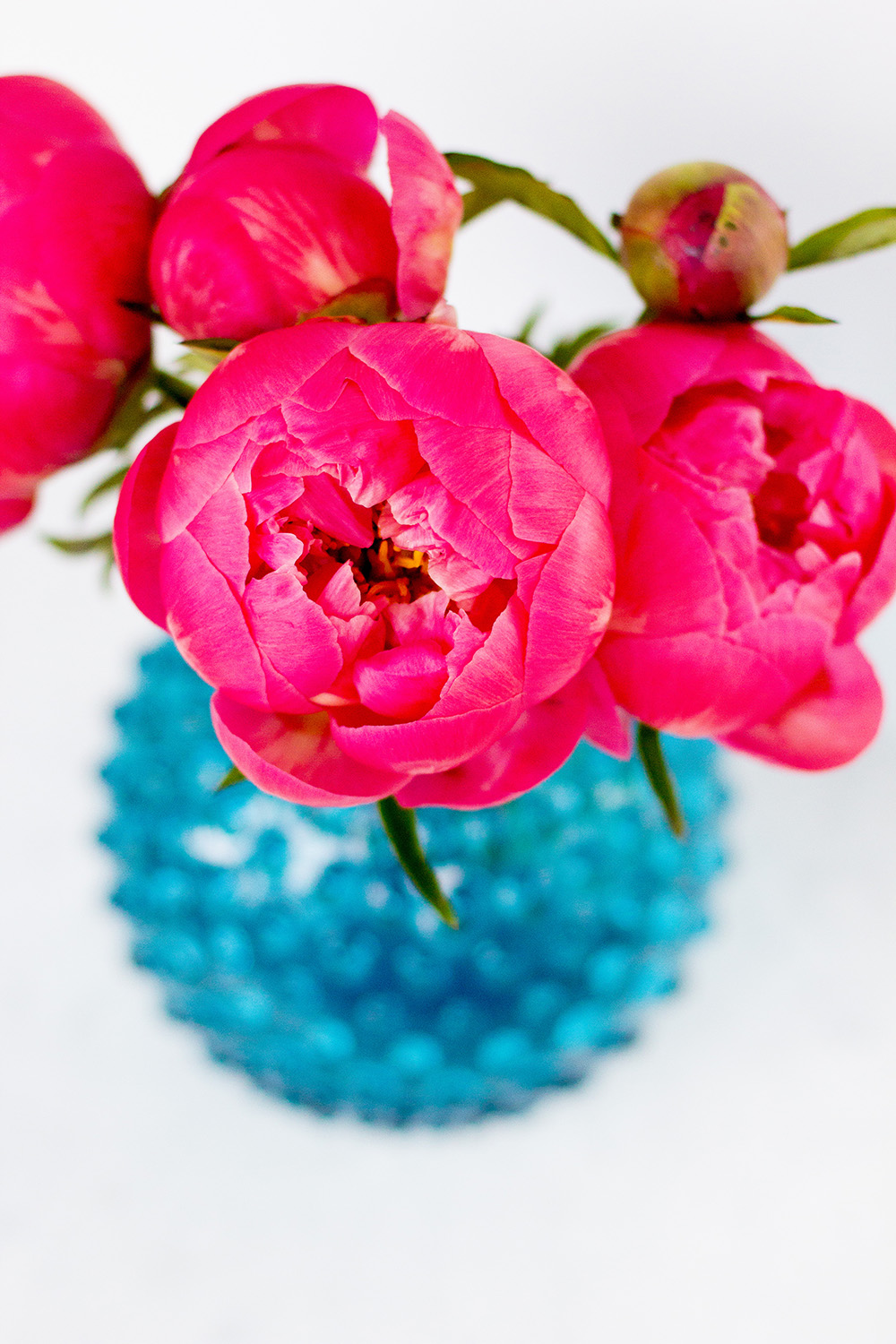 fresh pink peonies @TheFoxandShe