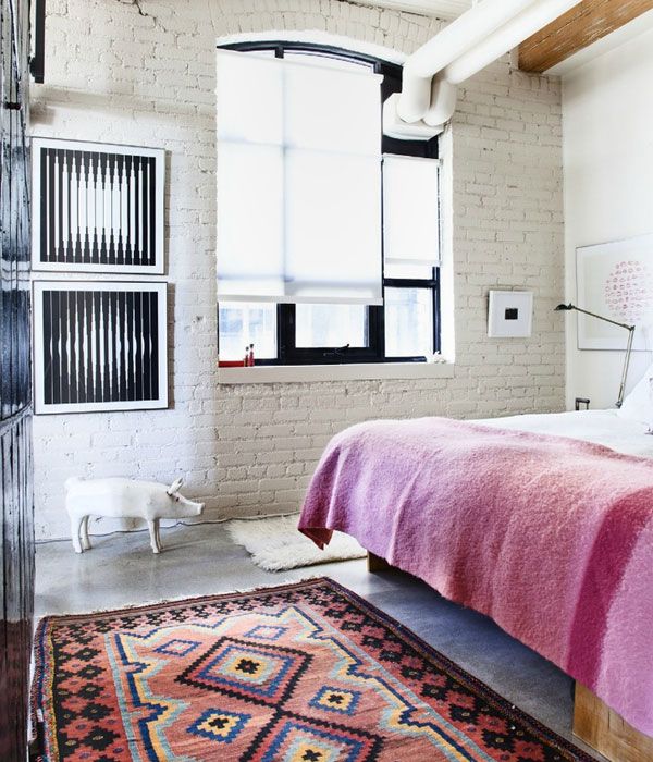 eclectic bedroom