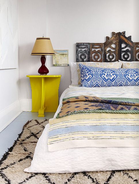 textured and layered bedroom inspiration