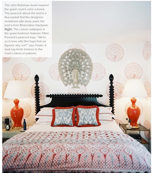 patterned bedroom inspiration