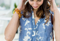 Embroidered Shirtdress @TheFoxandShe