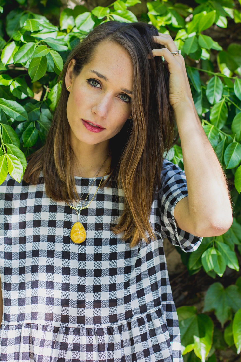 Gingham Dress @TheFoxandShe