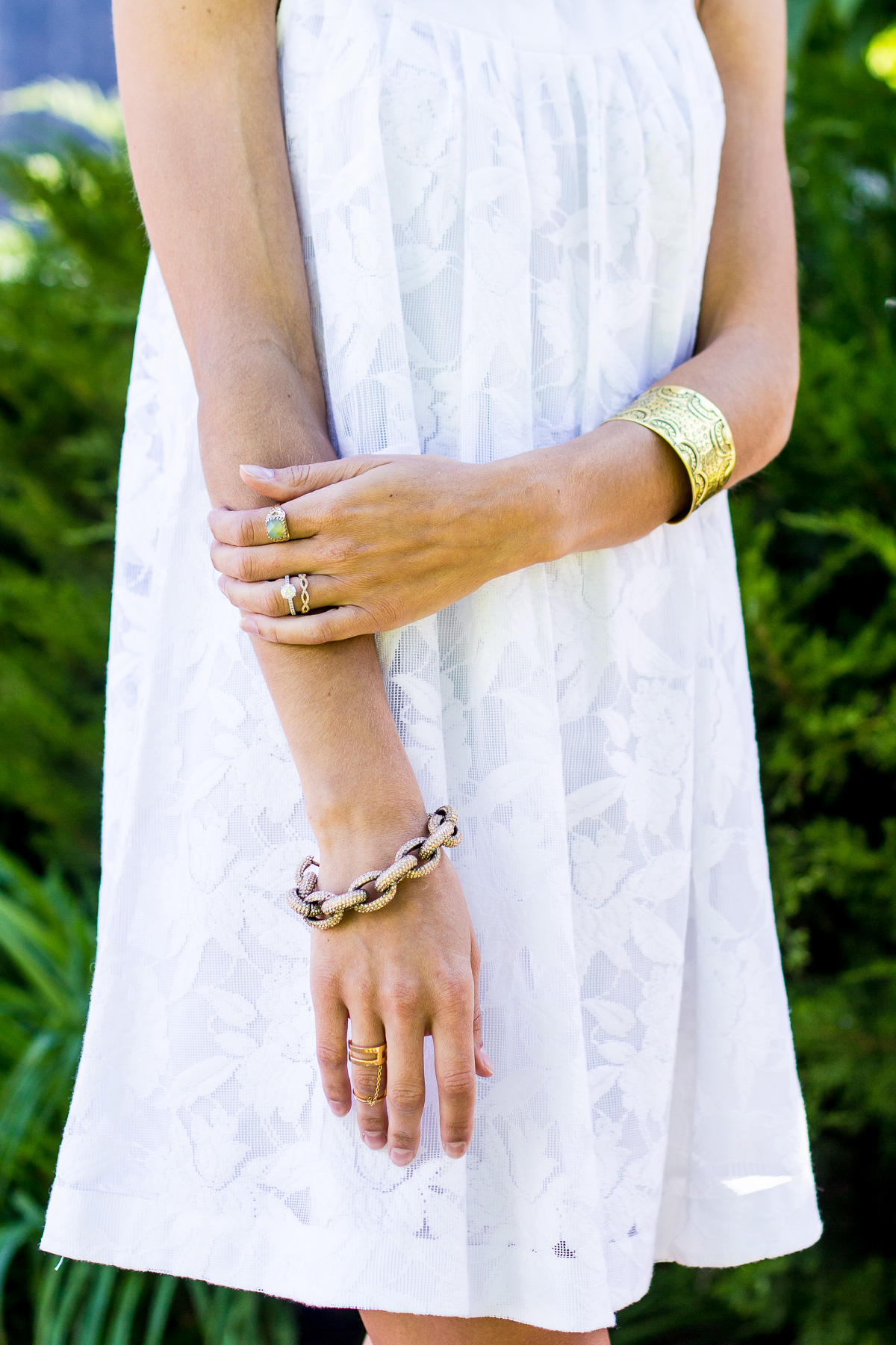 laced poplin swing dress — @TheFoxandShe